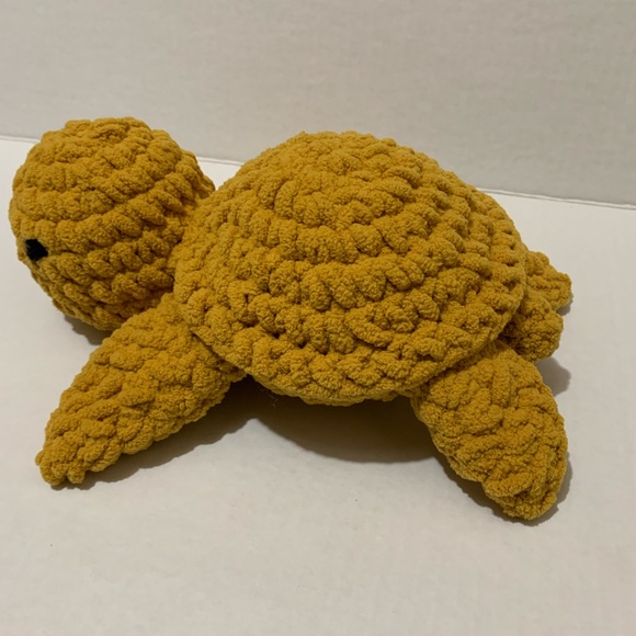 Sea Turtle Crocheted Stuffed Sea Turtle Handmade - Picture 10 of 15